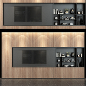 TV shelf set 124