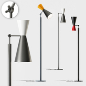 Parliament floor lamp by Le Corbusier