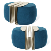 Wave pouf natuzzi