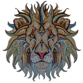 Picture of a tree etno lion