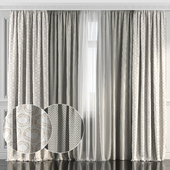 Curtains with window 141