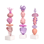 Totem sculpture set