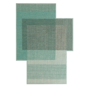 Canevas Geo Green Rug by Gan