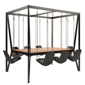 Garden swing table 2