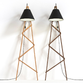 BIG FERM LEANING FLOOR LAMP