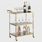 Safavieh Aurelius Bar Cart