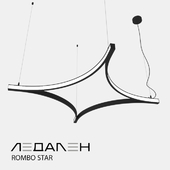 Rhomboid luminaire ROMBO STAR / LEDALEN