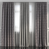 Curtains with window 232