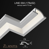 Aratta LINE 004 (178x52) light output 75 mm