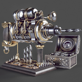 Steampunk drill