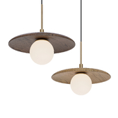 Pendant Lamp with Lampshade Made of Wood Norvik (lampatron)