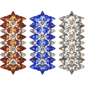 Murano Glass Sconces Designed by Regis Royant