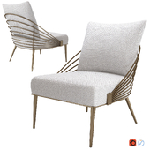 West Elm Deco Iron Back Chair