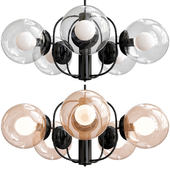 Loft style chandelier