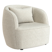 Poltrona Boucle elodie armchair