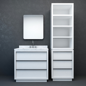 RH Modern Bezier single vanity 2