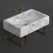 MILANO SINK ON ELEMENTAL WALL BRACKETS
