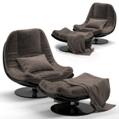 Axis Swivel Armchair