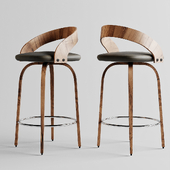 wooden bar stool