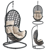 Подвесное кресло Brayden Studio Abrams Hanging Egg Chair