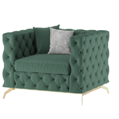 Capitonne armchair