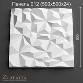 Аратта Панель 012 (500х500х24)