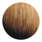 Striped Wood + Light Panels P / PBR 4K / 2 Mats