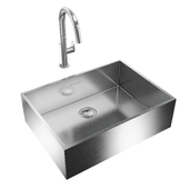 Beale  Faucet and Farmhouse Kitchen Sink