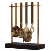Bar & Cocktail Decor Set-gold