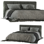 brown bed