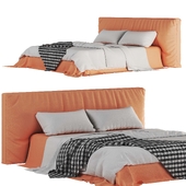 white bed