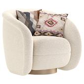 Swivel Chair Cristo Eichholtz