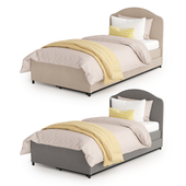 Single bed Hauga / Hauga with storage boxes.