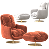 Sophia Swivel armchair