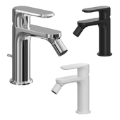 Single lever bidet faucet Cisal Lineaviva