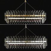 Phoebe Linear LED Crystal Chandelier