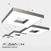 Volumetric square lamp QUADRO HOLO  / LEDALEN