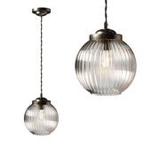 Henley Antique Brass Glass Pendant