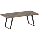 Yukon Gray Dining Table (Crate and Barrel)