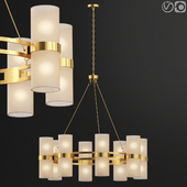 Tiburon Round Chandelier 8 Light