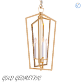 Gold Geometric Pendant