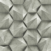 Geometric concrete tiles