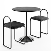 Angui chair & Solus table by AYTM