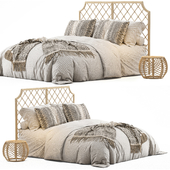 Arudin rattan bed