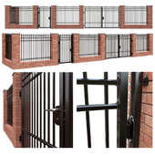 Iron fence set - classic