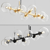 Staggered Glass Chandelier 8