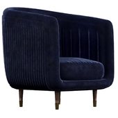 Gallery Serrano Twilight Velvet Armchair