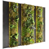 Wood frame vertical garden wall decor bax