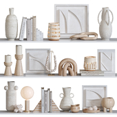 Decorative set for shelves