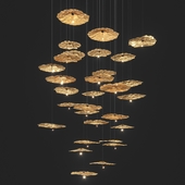 Catellani & Smith GOLD MOON CHANDELIER